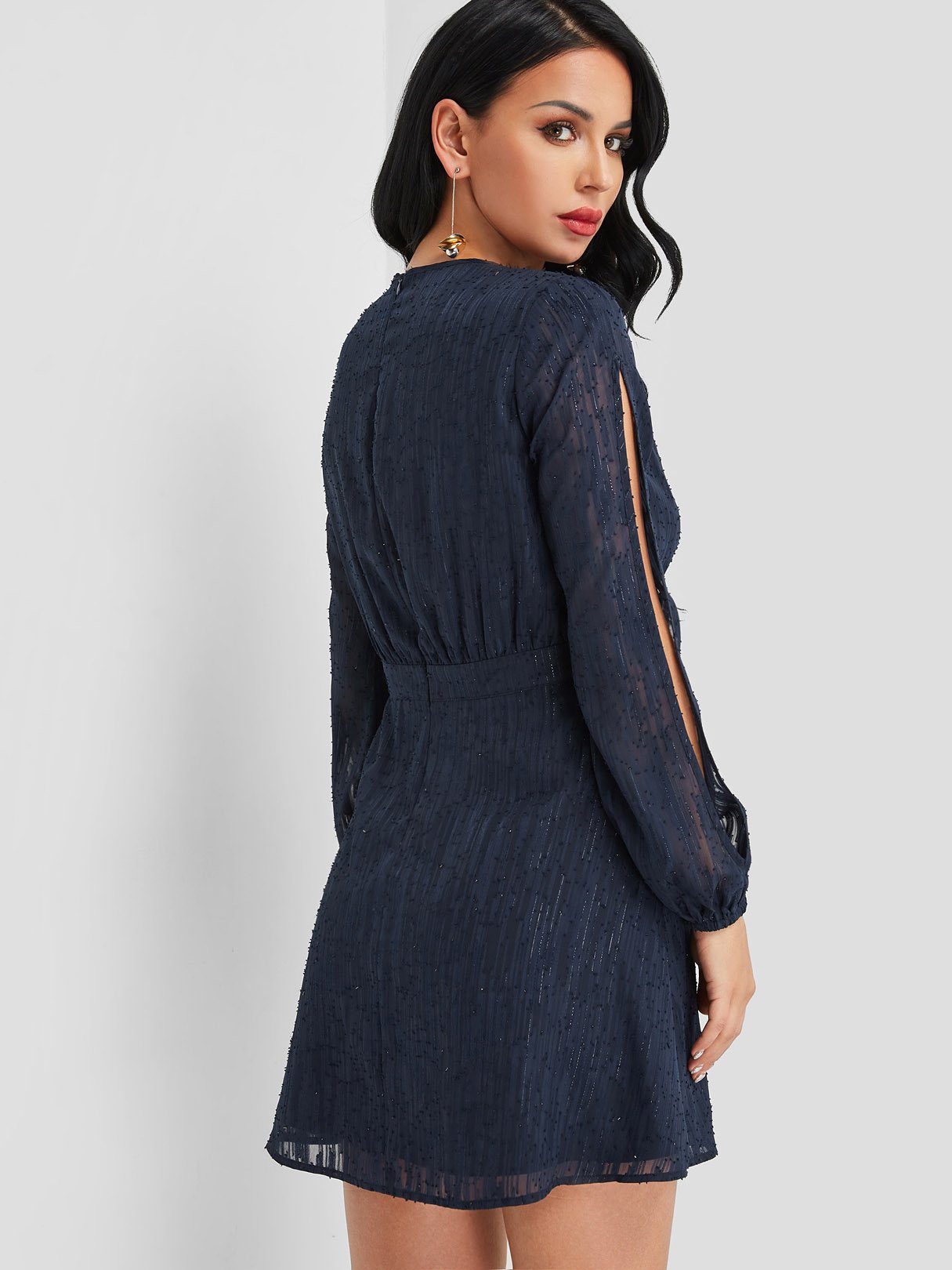 NEW FEELING Womens Navy Sexy Dresses