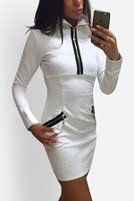 NEW FEELING Womens White Sexy Dresses