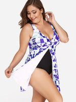 ODM Ladies Sleeveless Plus Size Swimwear