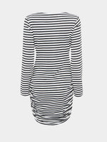 NEW FEELING Womens Striped Bodycon Dresses