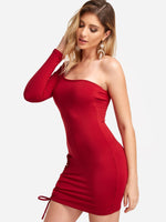 OEM Ladies Red Sexy Dresses