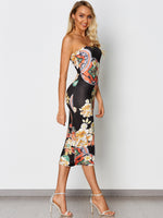 OEM Ladies Floral Bodycon Dresses