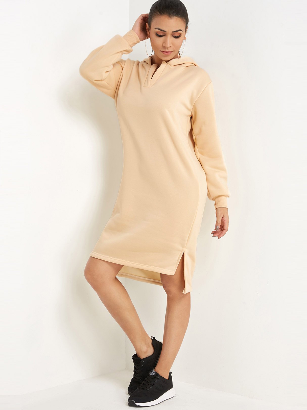 ODM Ladies Long Sleeve Casual Dresses