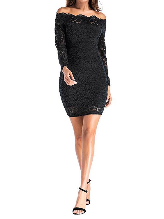 ODM Ladies Long Sleeve Dress