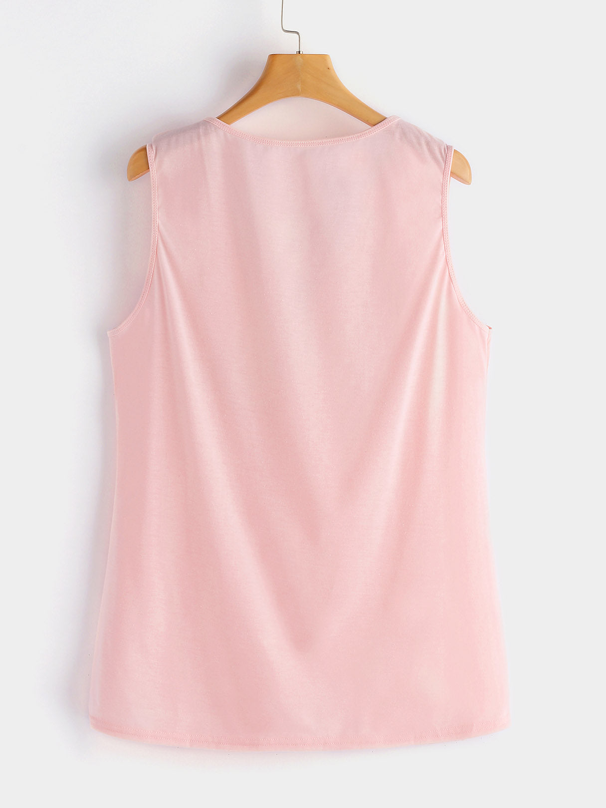 NEW FEELING Womens Pink Plus Size Tops