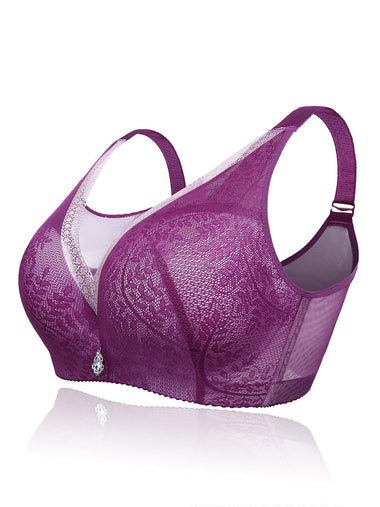 Wholesale Plus Size Lace Wireless Padded Bra