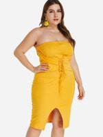 ODM Ladies Sleeveless Plus Size Dress