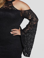 OEM Ladies Black Plus Size Dresses