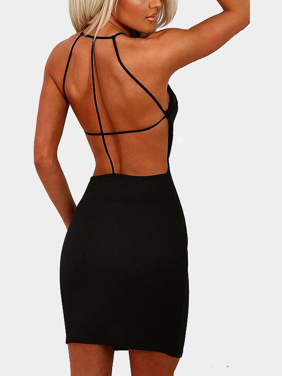 NEW FEELING Womens Black Bodycon Dresses