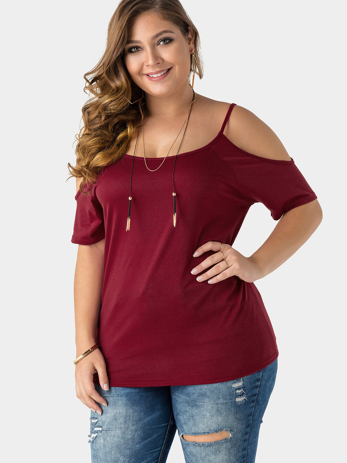 Custom Womens Cotton Tops Plus Size