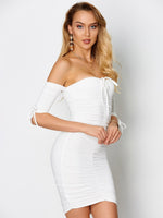 OEM Ladies White Mini Dresses