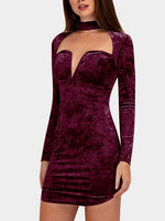 OEM Ladies Crimson Sexy Dresses