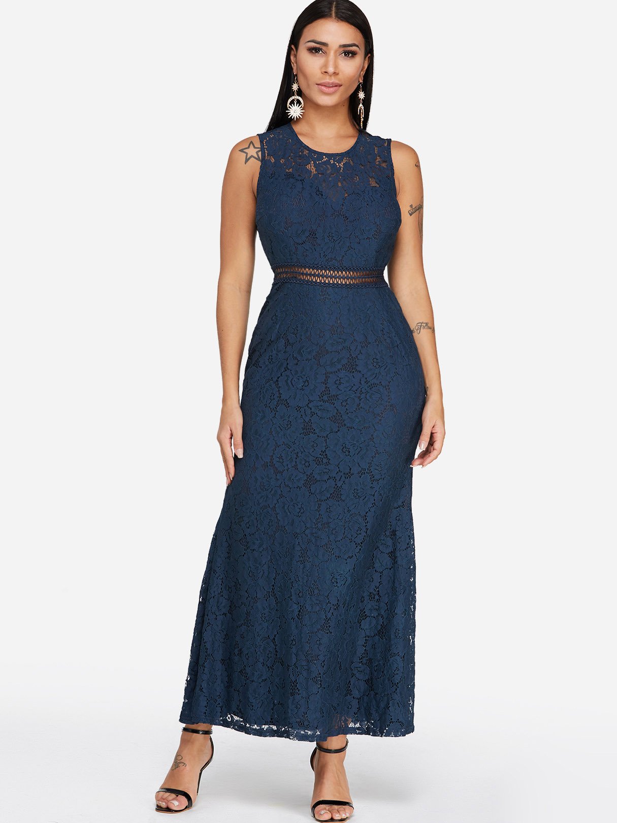 OEM Ladies Navy Sexy Dresses