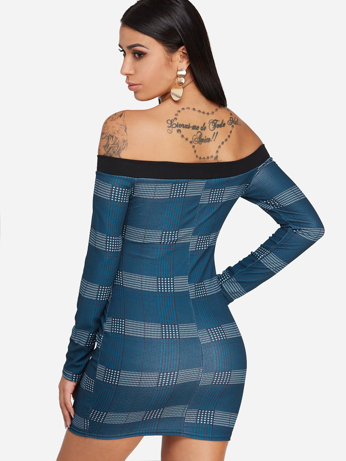 NEW FEELING Womens Blue Bodycon Dresses