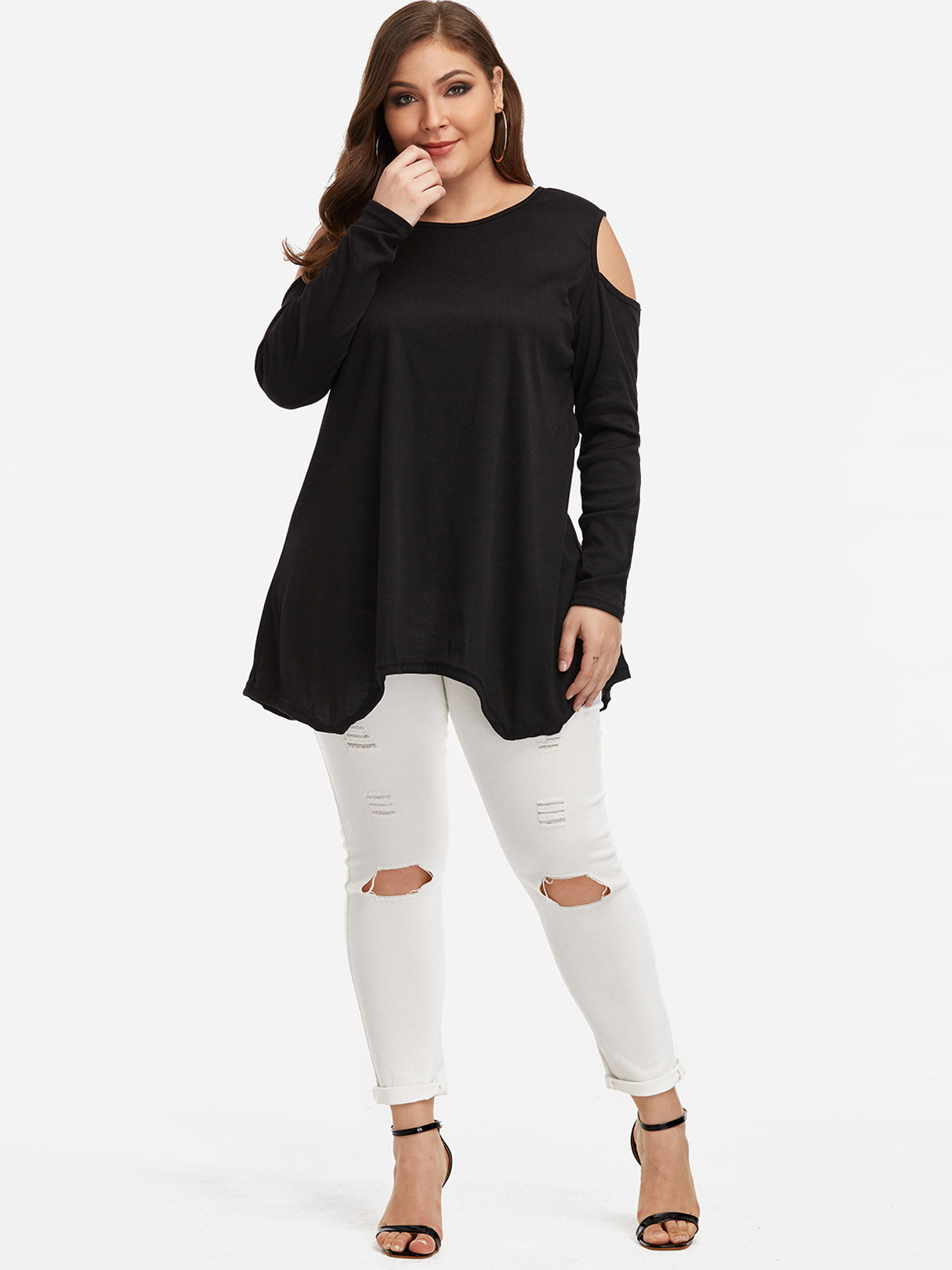 OEM ODM Womens Long Sleeve Plus Size Tops