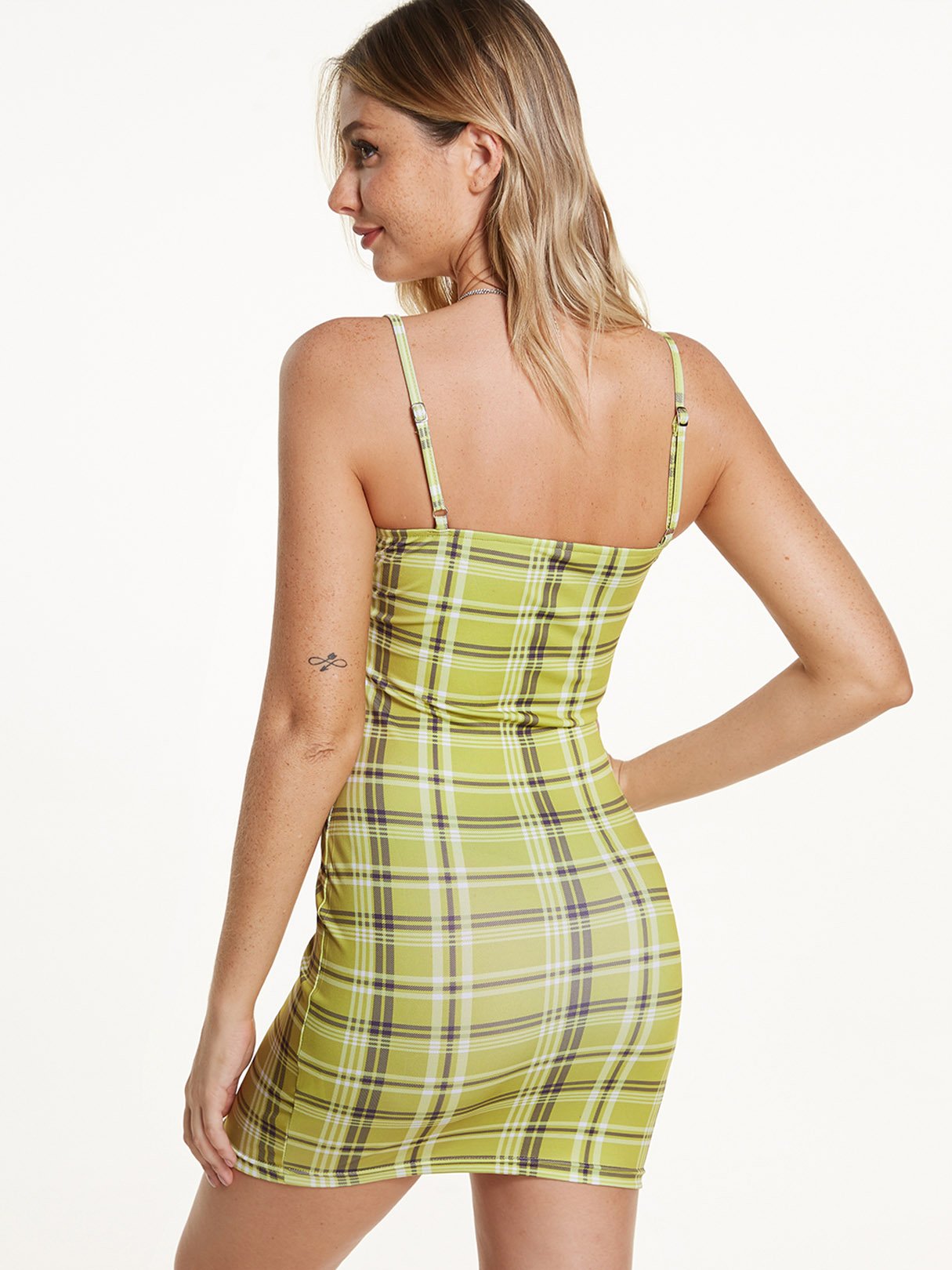 NEW FEELING Womens Green Bodycon Dresses