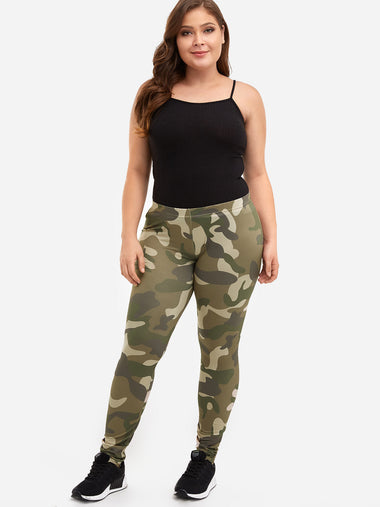 Wholesale Camouflage Camo Plus Size Legging