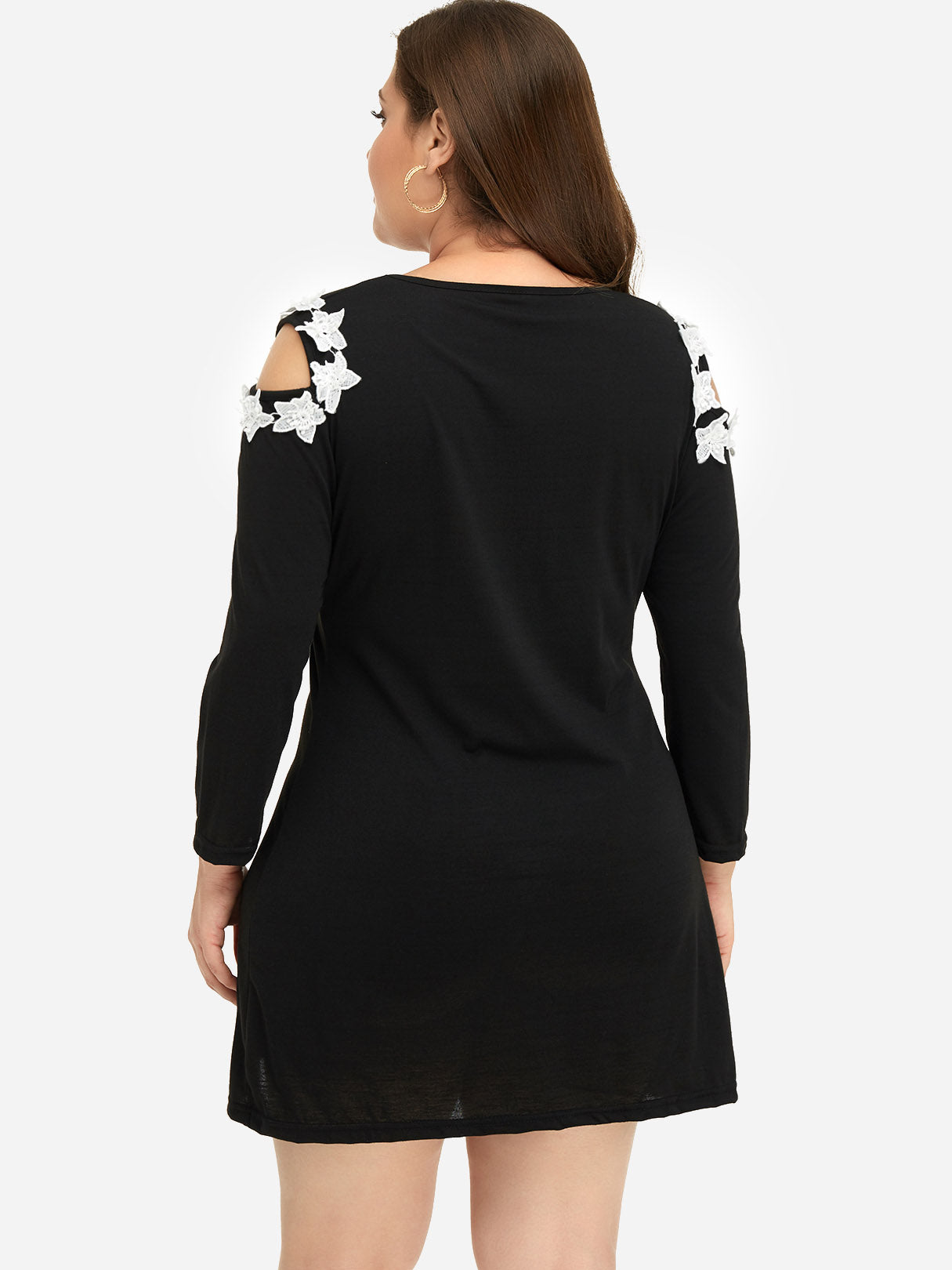 NEW FEELING Womens Black Plus Size Dresses