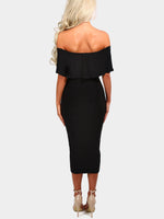 NEW FEELING Womens Black Bodycon Dresses