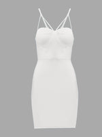 Wholesale White Sleeveless Bodycon Dresses