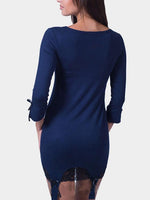 NEW FEELING Womens Navy Bodycon Dresses