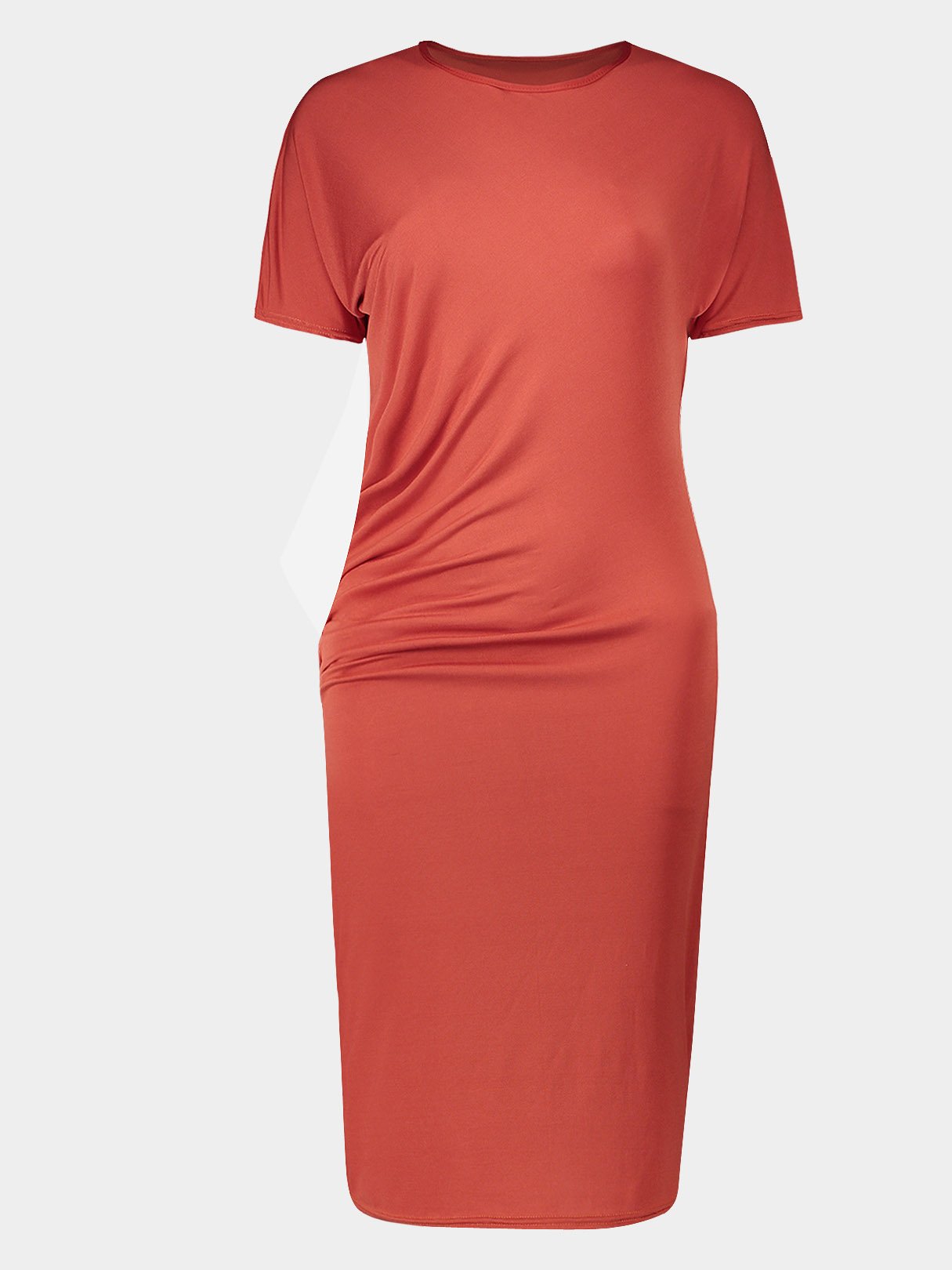 NEW FEELING Womens Orange Bodycon Dresses