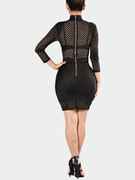 NEW FEELING Womens Black Bodycon Dresses