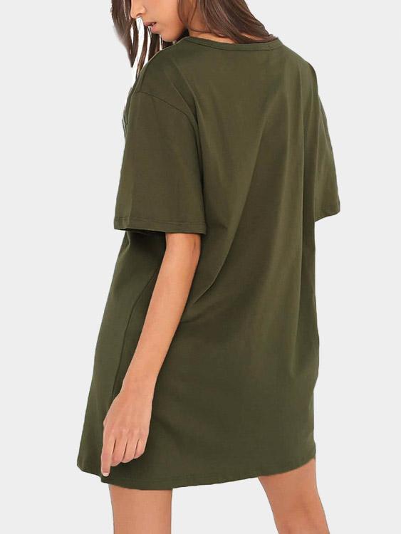 NEW FEELING Womens Green Sexy Dresses