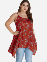 OEM Ladies Red Plus Size Tops