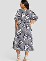 ODM Ladies Half Sleeve Plus Size Dress