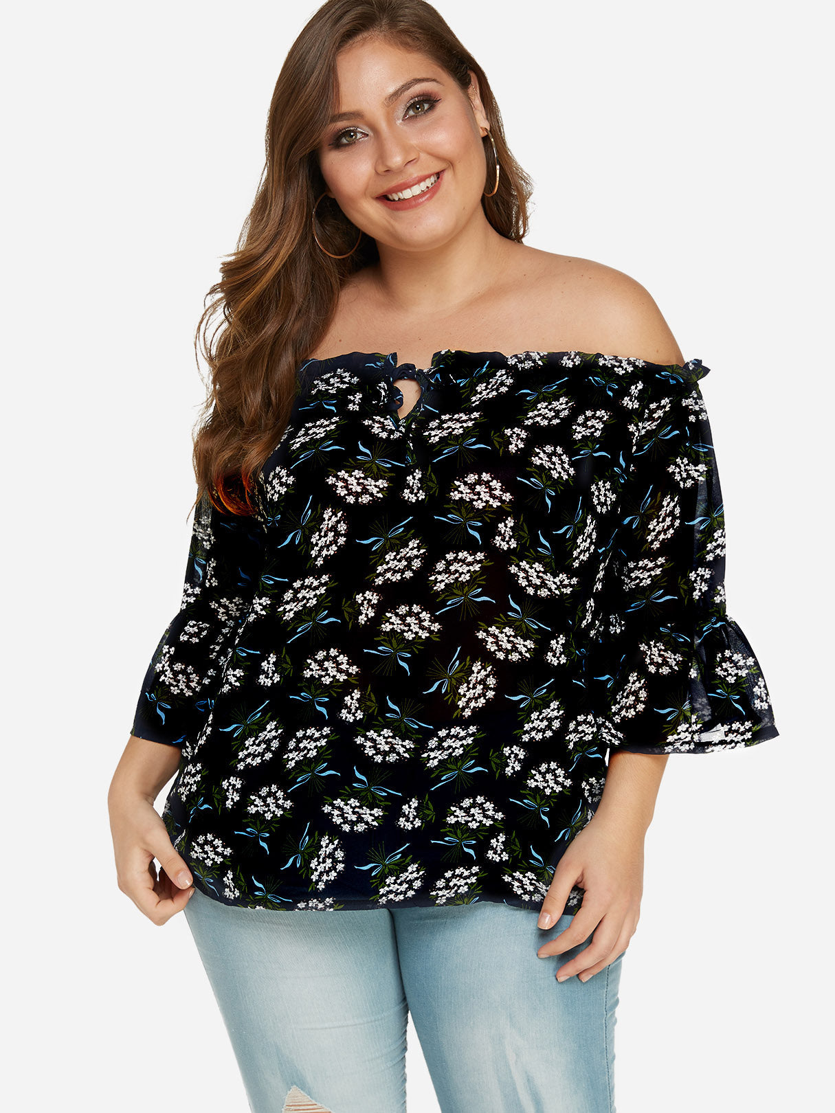 OEM ODM Ladies Plus Size Cotton Blouses