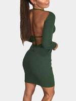 OEM Ladies Green Bodycon Dresses