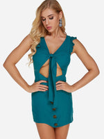 OEM Ladies Green Bodycon Dresses