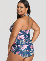 ODM Ladies Sleeveless Plus Size Swimwear