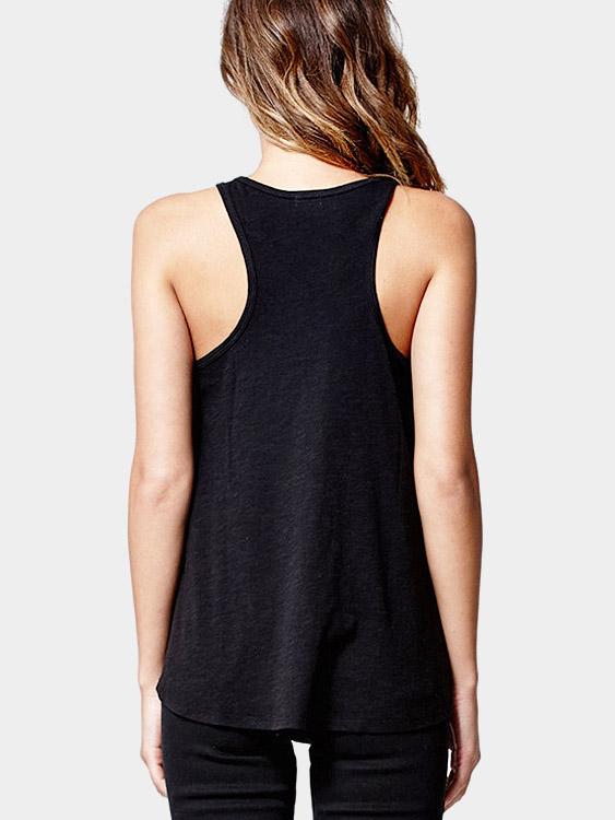 NEW FEELING Womens Black Camis