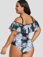 ODM Ladies Short Sleeve Plus Size Swimwear