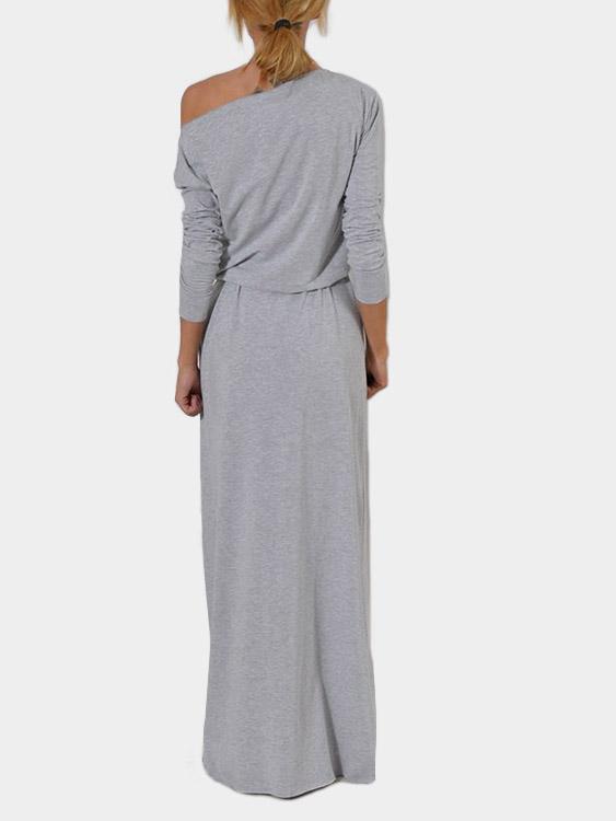 NEW FEELING Womens Grey Sexy Dresses