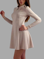 NEW FEELING Womens Khaki Casual Dresses