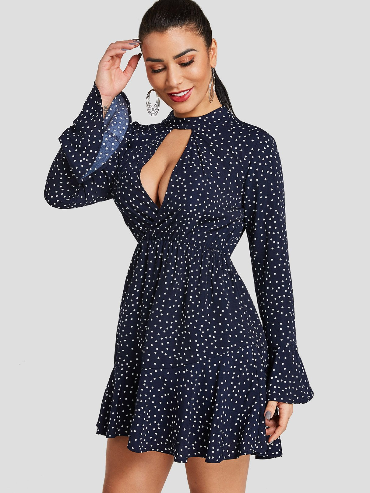 OEM Ladies Navy Sexy Dresses