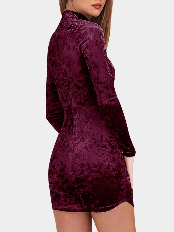 NEW FEELING Womens Crimson Sexy Dresses