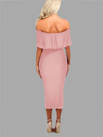 OEM ODM Womens Pink Bodycon Dresses