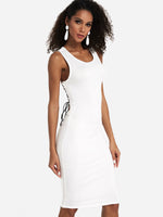 NEW FEELING Womens White Sexy Dresses