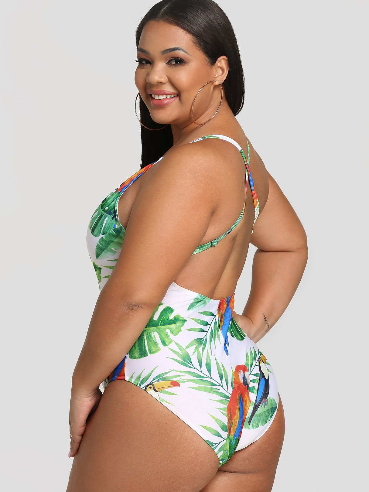 ODM Ladies Sleeveless Plus Size Swimwear