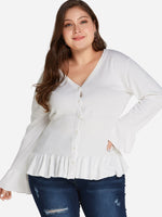 OEM ODM Womens Green Plus Size Tops