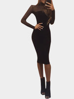 NEW FEELING Womens Black Bodycon Dresses