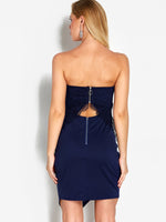 NEW FEELING Womens Navy Bodycon Dresses