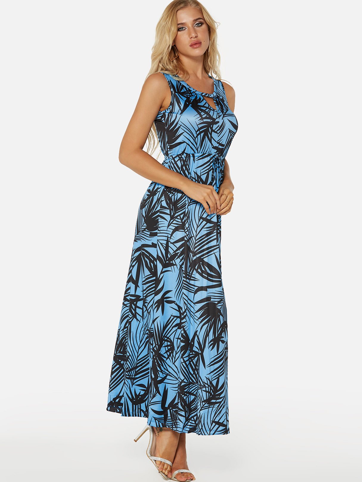 ODM Ladies Sleeveless Maxi Dress