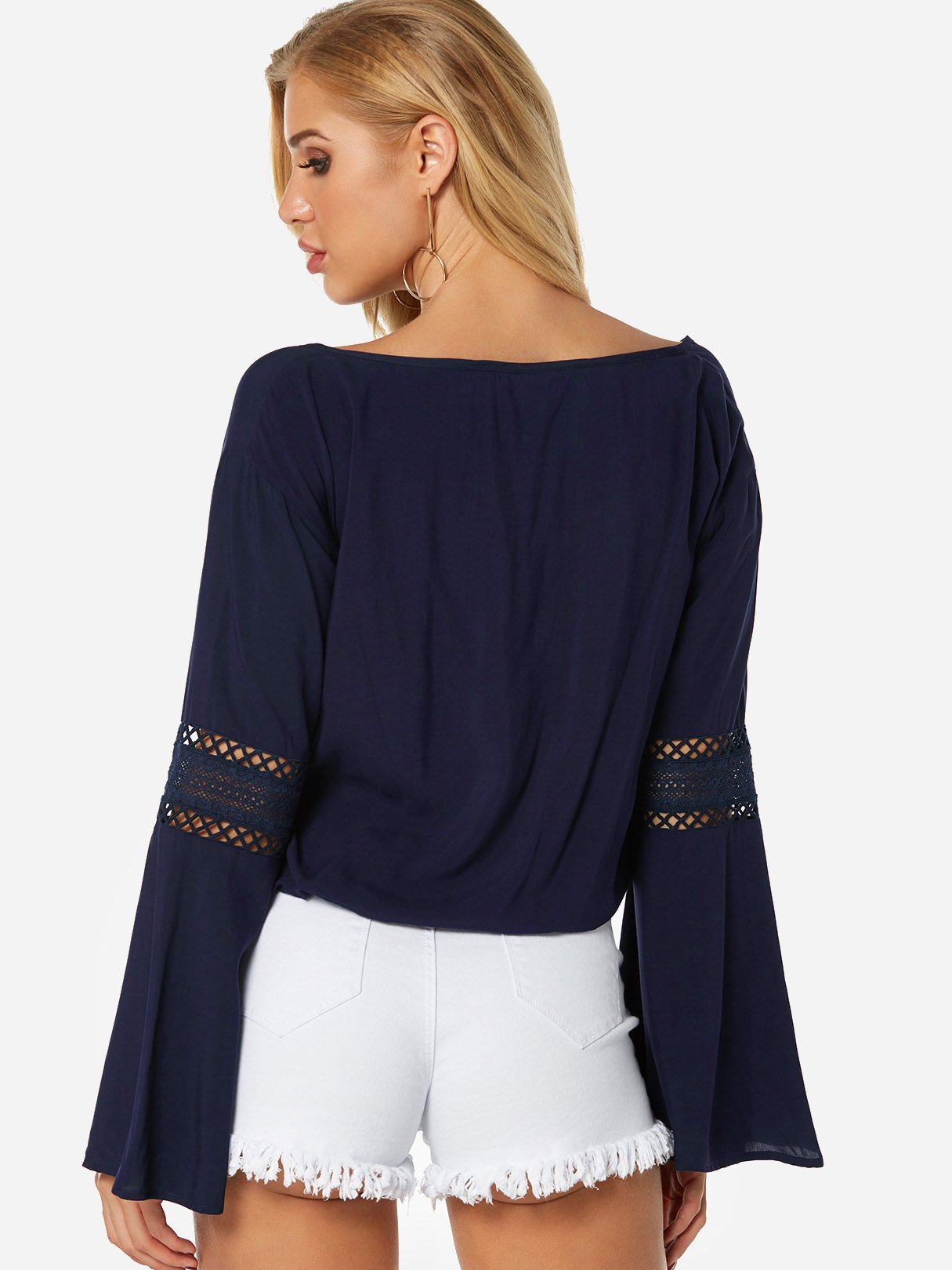 NEW FEELING Womens Navy Blouses