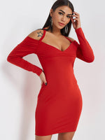 ODM Ladies Long Sleeve Sexy Dresses