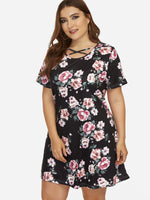 OEM Ladies Black Plus Size Dresses